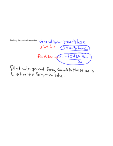 Solving quadratics 6 (1/2)