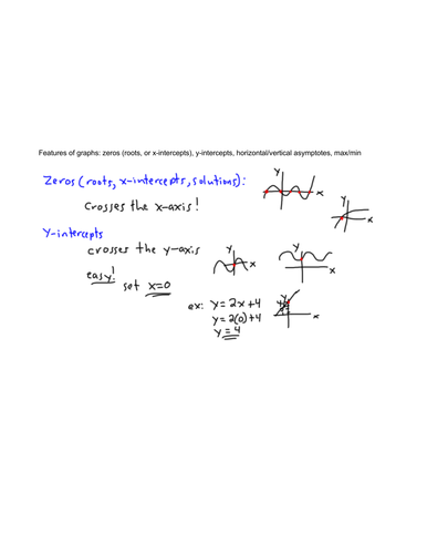 Features of graphs (1/2)