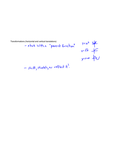 Transformations 1 (1/2)