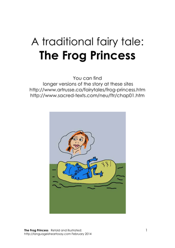 Traditional tale - The Frog Princess