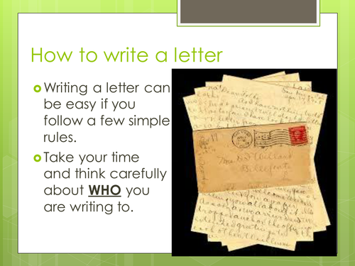 Writing A Thank You Letter Teaching Resources