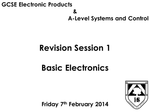 Basic Electronics Revision session powerpoint