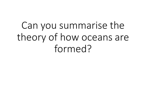 Ocean structure