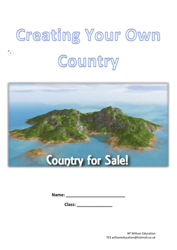 Creating YOur Own Country