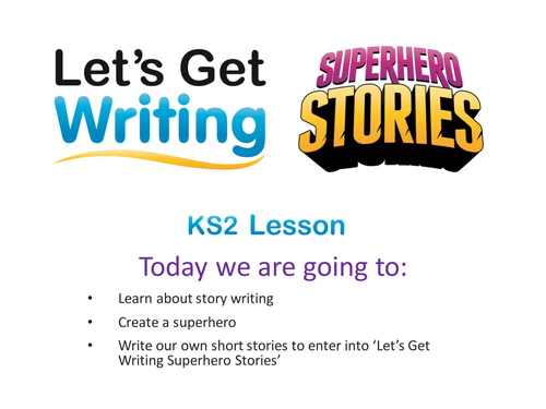 KS2 Superhero Stories Writing Pack