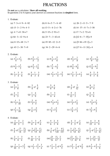 Fractions
