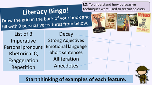 Conflict Poetry Yr8 SOW