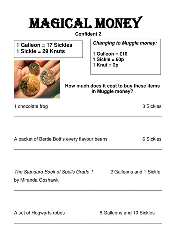 magical maths harry potter problem solving teaching resources