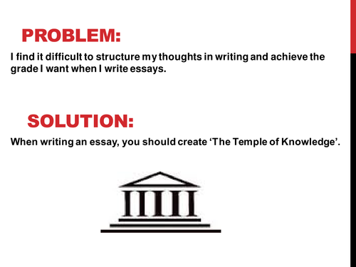 How to Write an Essay: The Temple of Knowledge