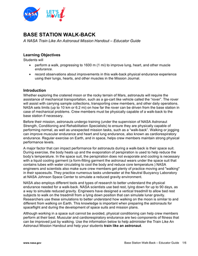 Base Station Walk-Back