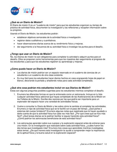 Train Like An Astronaut: Explore and Discover