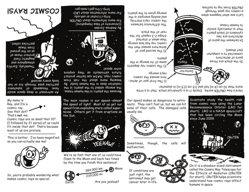 CRaTER Mini Comic Book