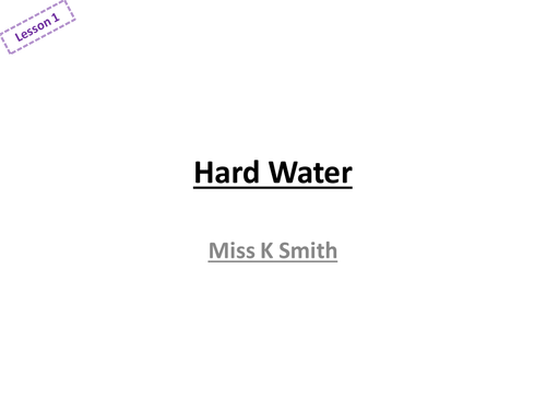 AQA Hard Water