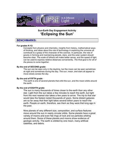 Eclipsing the Sun