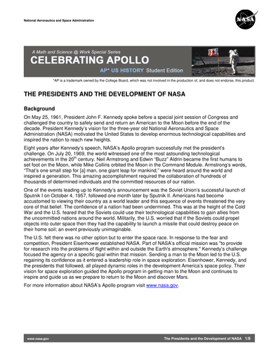 The Presidents and the Development of NASA