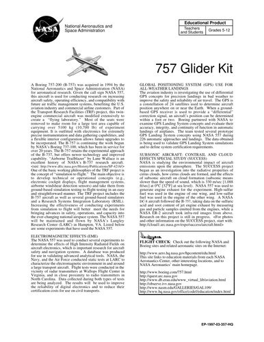 757 Glider Kit