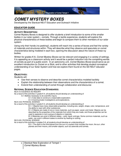Comet Mystery Boxes