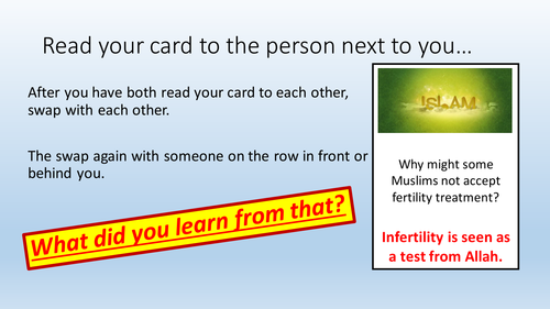 Muslim attitudes to Infertility Treatments