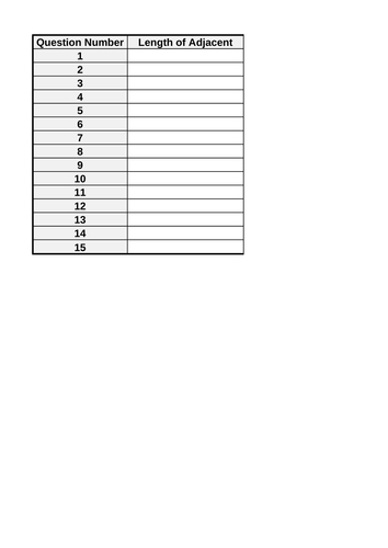 Missing Sides Trig Solver (Grade B/Level 8)