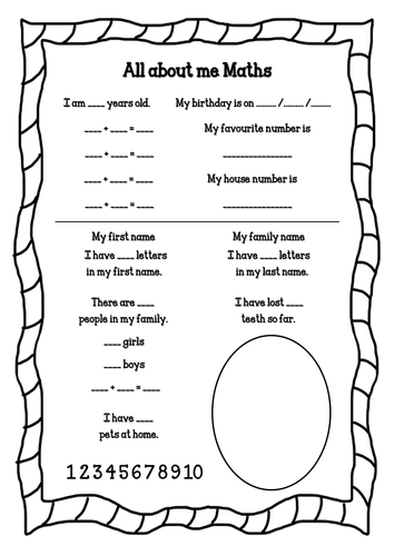 All About Me Planning For Eyfs Tes