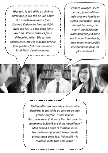 Present and past tense comparison