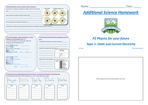 GCSE Additional & Core Science Revision Workbooks