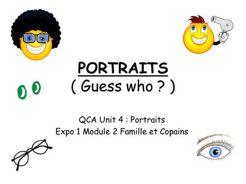 Guess Who - Game and activities