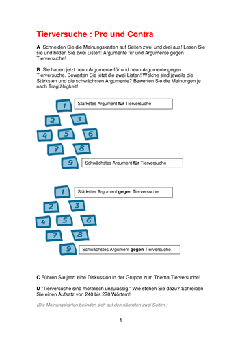 Tierversuche Pro und Contra