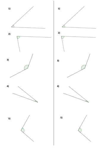 Angle Starter Activity.