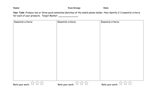 Modelling & Prototypes