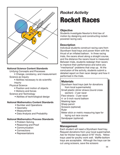 Rocket Races Activity