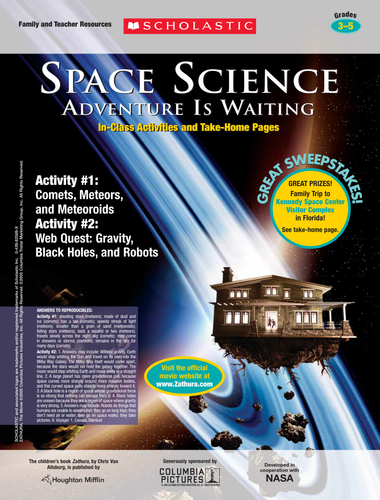 Space Science: Adventure Is Waiting Activity