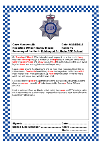  Crime Scene Description Example Forensic Crime Scene Investigator 
