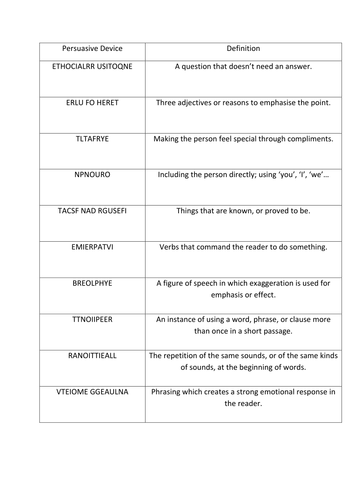 Worksheets Persuasive Techniques Worksheets collection of persuasive techniques worksheet bloggakuten worksheets bloggakuten