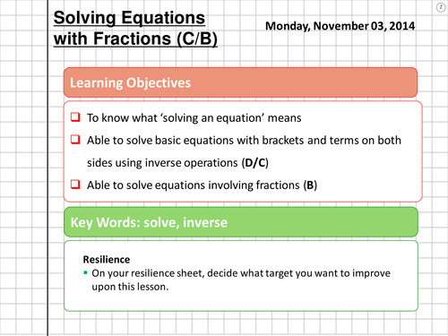 Solving Fractional Equations