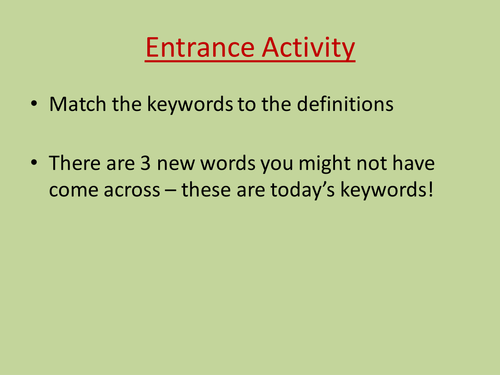 Population density | Teaching Resources