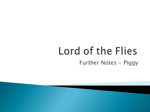 Lord of the Flies: Piggy