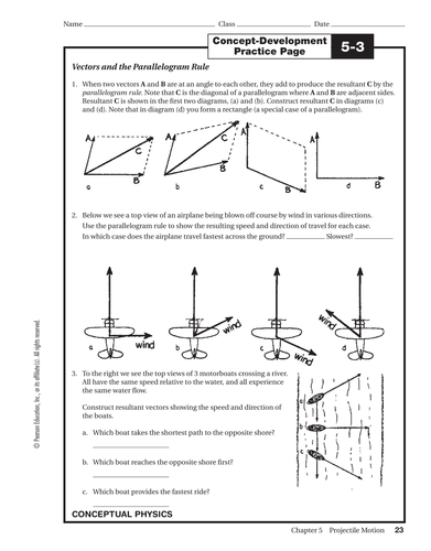 Printables Vector Worksheet vector worksheet davezan physics davezan
