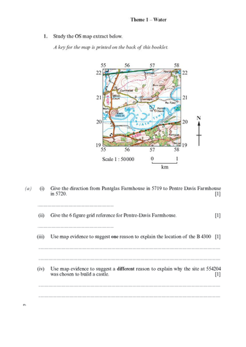 Exam practice for Water and Climate change `