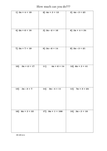 algebra | Teaching Resources