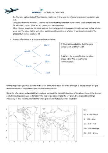Using probability to solve missing plane mystery