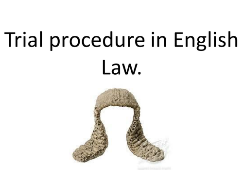 LAW2 Procedure to Trial presentation.