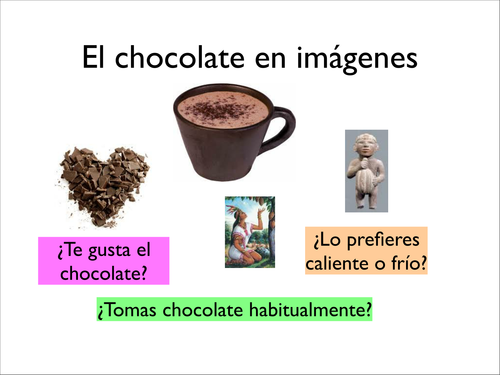 El Chocolate (IB ab initio-past papers incl.)