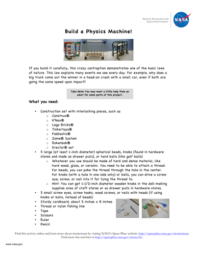 Build a physics machine!