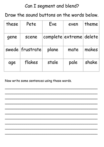 Phonics independent activities