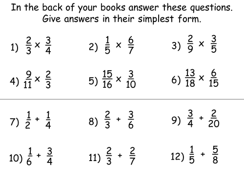 Tree Diagrams KS3 or KS4