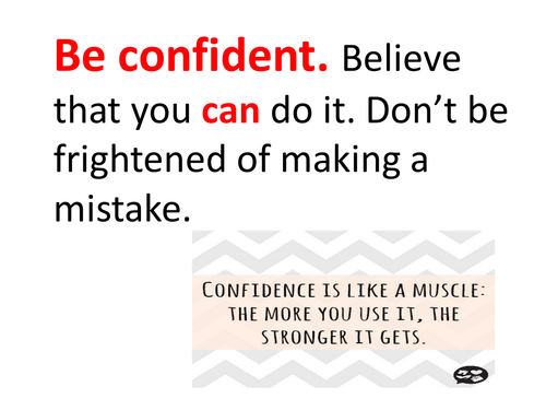 The five keys for success.