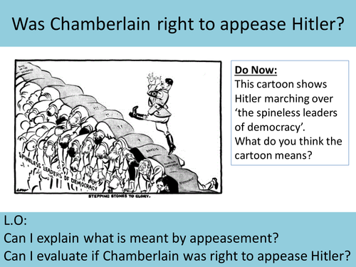 Was Chamberlain right to appease Hitler?