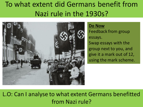 Hilter 1929 - 1939 AQA Spec B