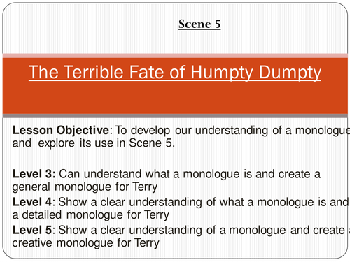 'The Terrible Fate of Humpty Dumpty' Scene 5